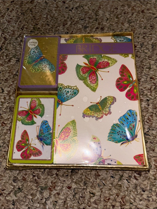 Caspari Other - Butterfly Bridge Card Set - new in box